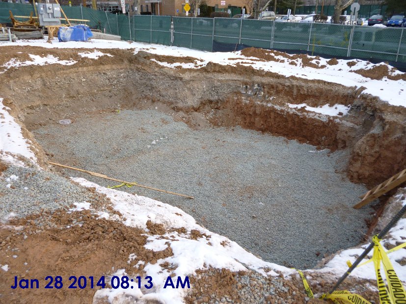 Excavation for Footing L-5 Northeast of the Site